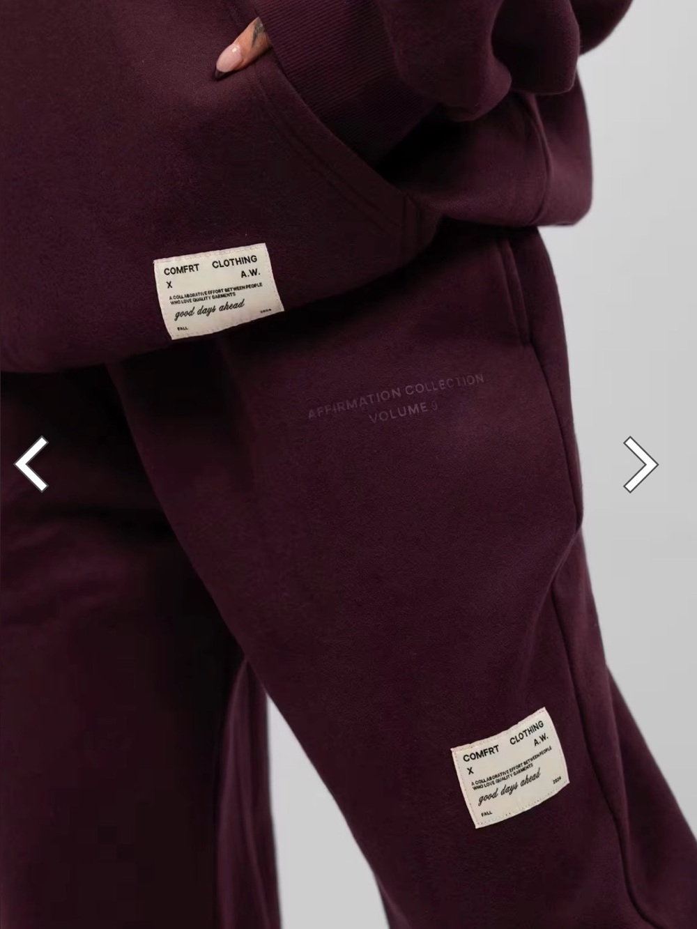 Comfrt Affirmation Straight Leg Sweatpants - Picture 4 of 6